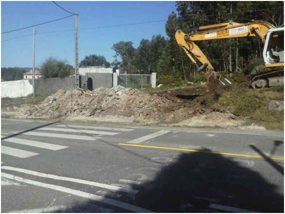 Proxecto de mellora da seguridade vial no Barrio de Fontes de Baiona