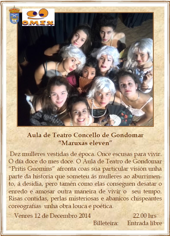 Teatro e música este fin de semana no Auditorio Luís Tobío de Gondomar