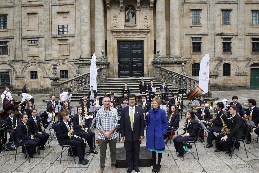 ‘Música no Camiño’, remata o ciclo de bandas de música popular promovido por Turismo de Galicia ao que asistiron centos de peregrinos desde o pasado mes de outubro