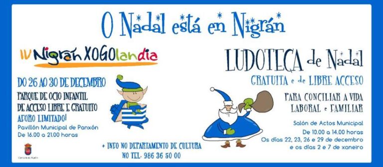 Comeza en Nigrán a segunda edición da ludoteca de Nadal