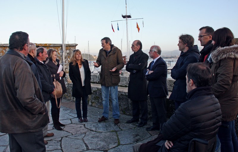 Portos-Galicia-Representantes- porto-francés-Rochelle-visitaron-Monte-Real-Club-Iates-Baiona