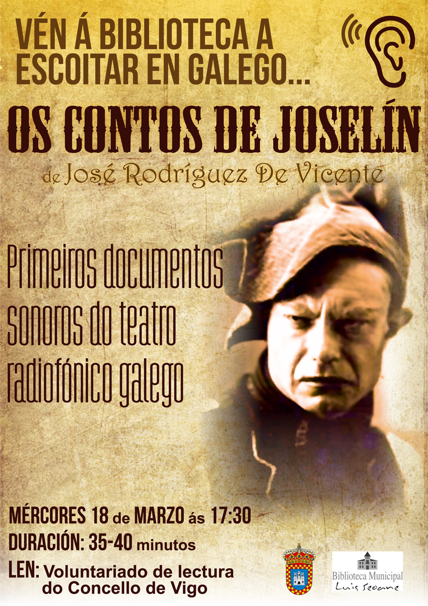 biblioteca de Soutomaior acolle unha lectura pública de "Vos contos de Joselín" con motivo do Día Mundial do Teatro