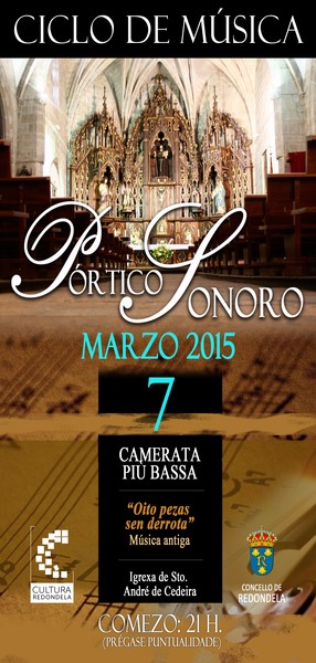 "Camerata più bassa"-inaugura-ciclo-música-Pórtico-Sonoro-Redondela