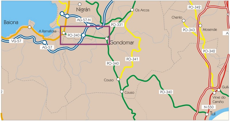 Medio-Ambientemellora-seguridade-estrada-PO-340-Gondomar-Ramallosa-concello-Nigrán