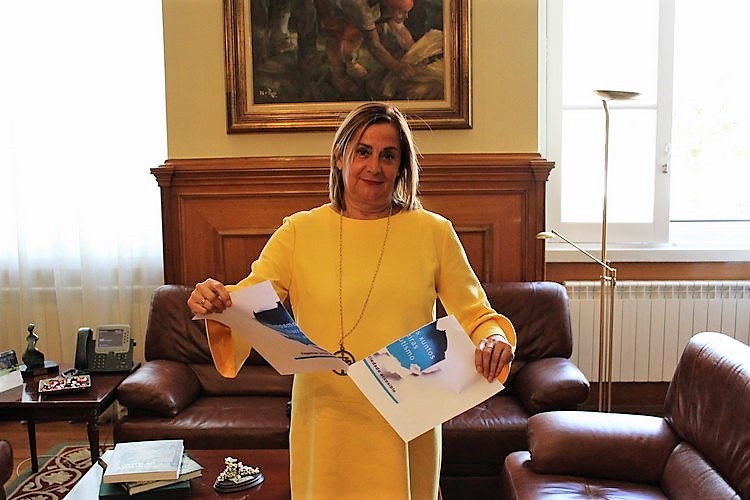 A presidenta da Deputación de Pontevedra, Carmela Silva