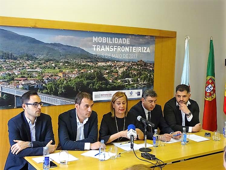 Juan Manuel Trillo, Enrique Cabaleiro, Carmela Silva, Jorge Mendes e Uxío Benitez