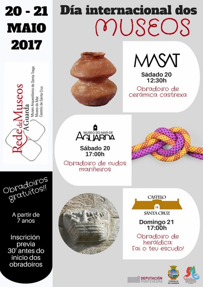 A Rede de Museos da Guarda celebra o Día dos Museos con tres obradoiros para todo o público.