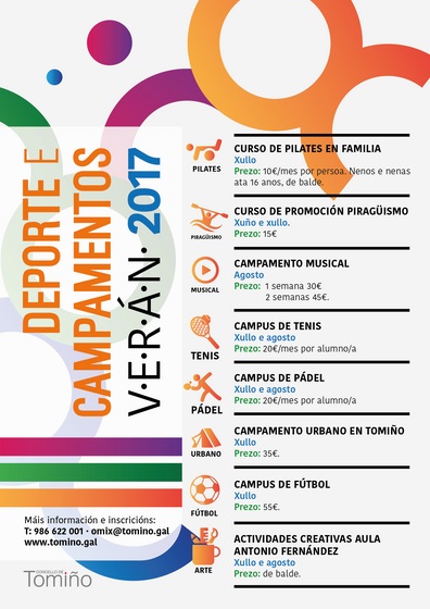 concello-tomino-oferta-este-veran-700-prazas-nunha-decena-actividades-ocio-e-deporte