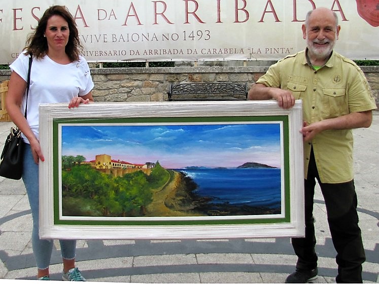 oleo-acuarela-coa-baia-baiona-parte-da-doazon-do-pintor-cristino-gonzalez-ao-concello