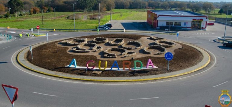 Unha recreación do asentamento castrexo da a benvida ao concello da Guarda