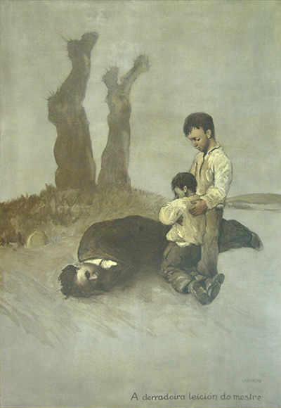 cadro-castelao-derradeira-leicion-do-mestre-viaxara-primeira-vez-galicia