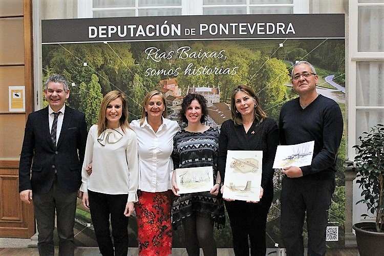 unha-ilustradora-cientifica-especializada-arqueoloxia-e-dous-cadernistas-estan-debuxar-os-xacementos-mais-importantes-da-provincia-pontevedra