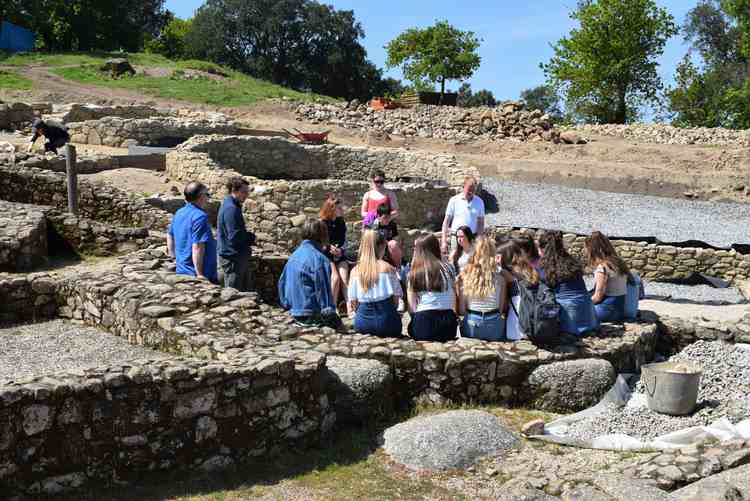 O xacemento do Monte do Castro, un dos grandes atractivos turísticos da comarca do Salnés