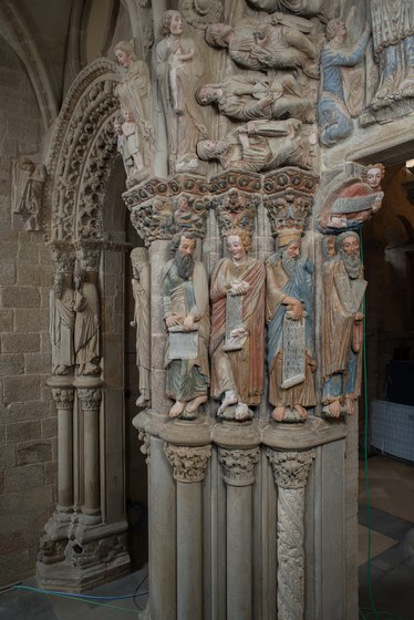 Fundación Barrié e a Fundación Catedral de Santiago presentan o Pórtico da Gloria tras a sús restauración