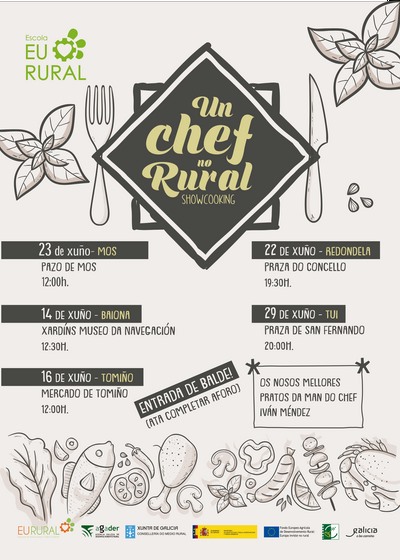 Baiona, primeira parada de ‘Un chef no rural’