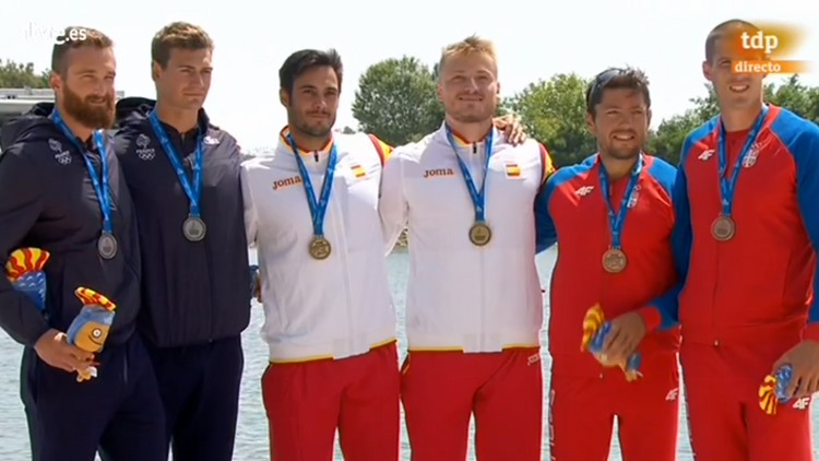 OURO PARA PORTELA, RODRÍGUEZ E GERMADE NOS XOGOS DO MEDITERRANEO 2018