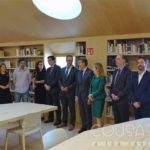Autoridades inauguración Biblio baiona