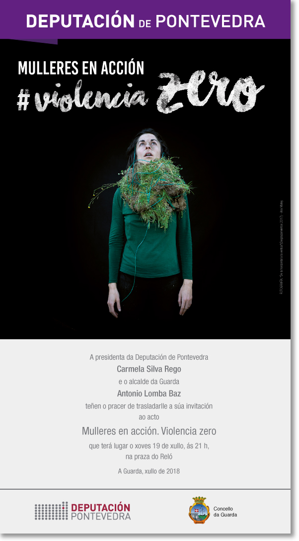 A Guarda recibe á cantante Uxía no marco do programa "Mulleres en Acción, Violencia Zero"