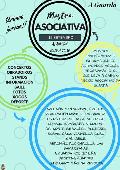 A Guarda divulga o traballo das súas asociacións