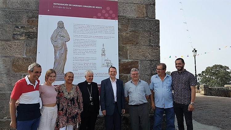Unha imaxe do Sagrado Corazón na ermida da Guía converterase no novo símbolo de Vigo