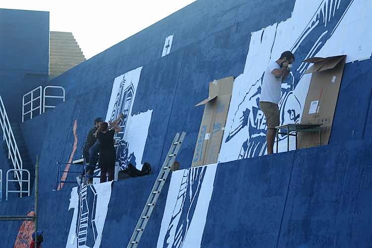 O novo deseño que lucirá o espigón do Porto da Guarda vai collendo forma