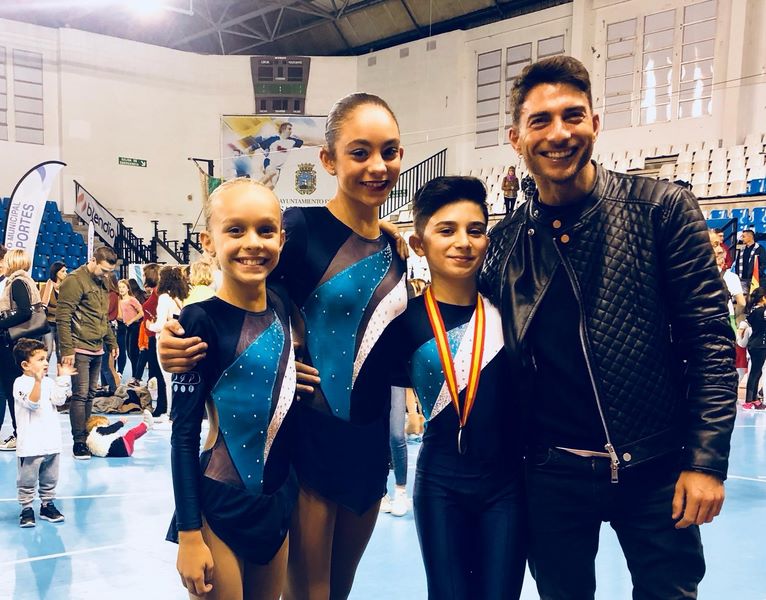 O gondomareño Joel Ribeiro Díaz, medalla de prata no campionato de España de Patinaxe Artística