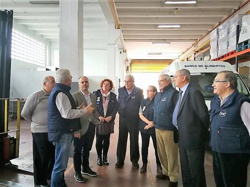 Zona Franca súmase á gran recollida solidaria do Banco de Alimentos de Vigo 