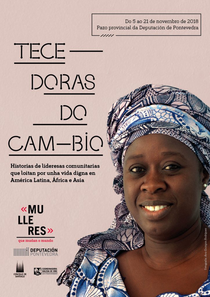 O proxecto 'Mulleres que mudan o mundo' leva a Pontevedra a exposición fotográfica 'Tecedoras do cambio'