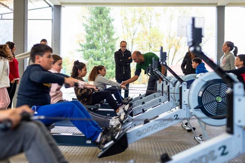 600 escolares de Tomiño inícianse na práctica do remo
