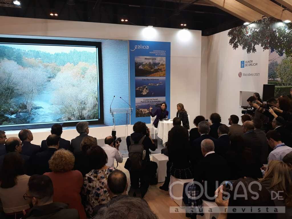 A Deputación de Pontevedra leva a FITUR a escenificación dun restaurante da provincia para encher ao público de "Fame de Experiencias"