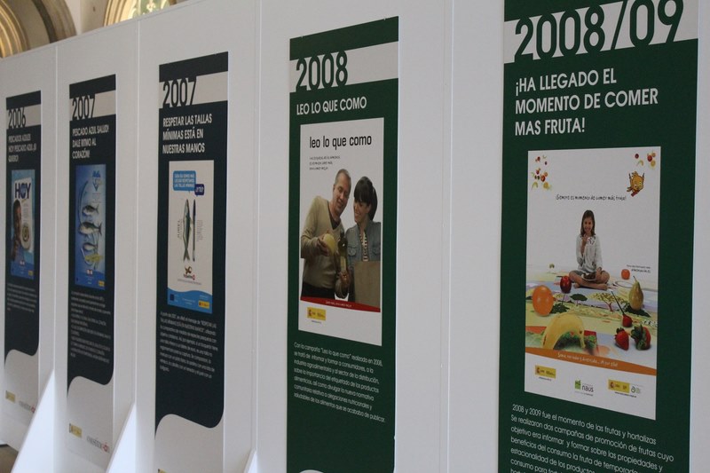 O Pazo Provincial da Deputación de Pontevedra acolle unha mostra sobre as campañas institucionais do Ministerio de Agricultura