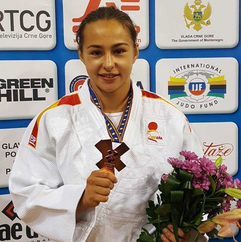a judoca do Club Deportivo Baixo Miño, Tecla Cadilla, amadriñará 