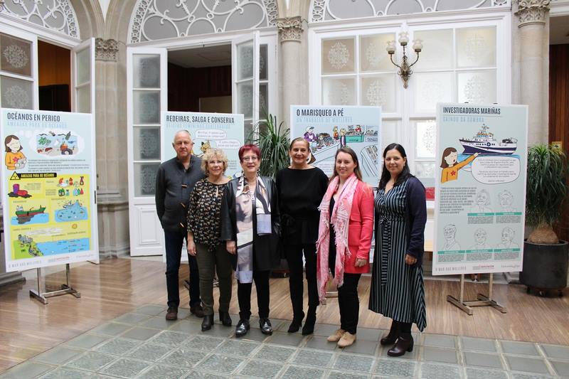 Visibilizar ás mulleres do mar, obxetivo dun proxecto da Deputación e Universidade de Vigo para aos centros da provincia