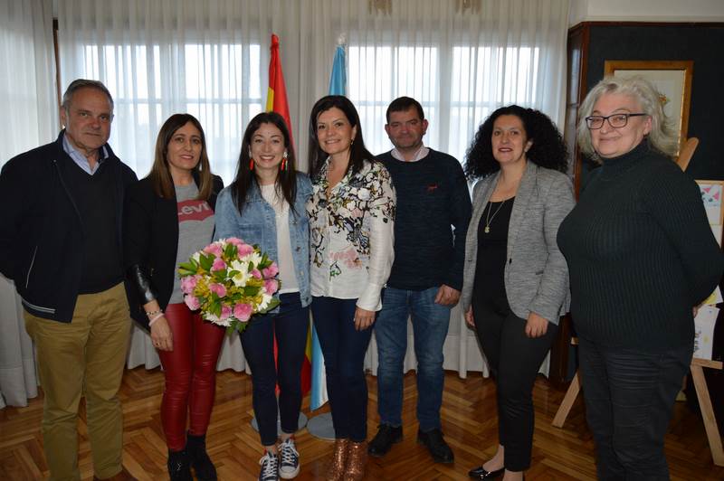Mos homenaxea á súa ciclista e campioa de España, Susana Alonso