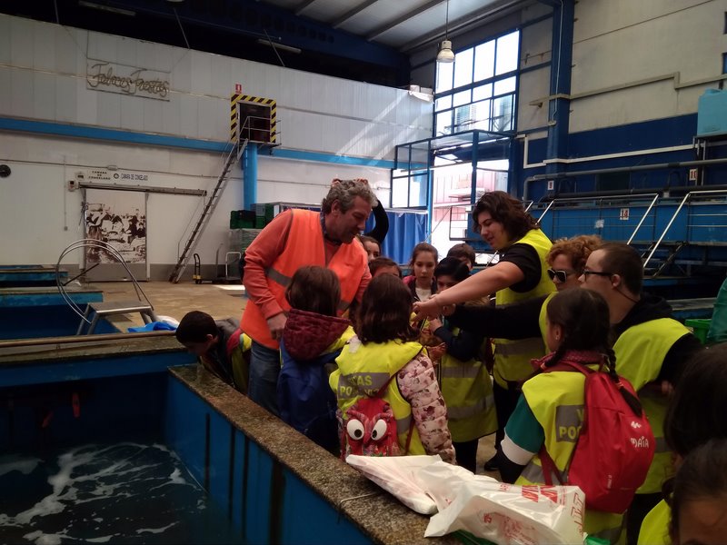 Una treintena de alumnos de A Guarda disfrutan de la última jornada de "O Mar na Escola 2019"