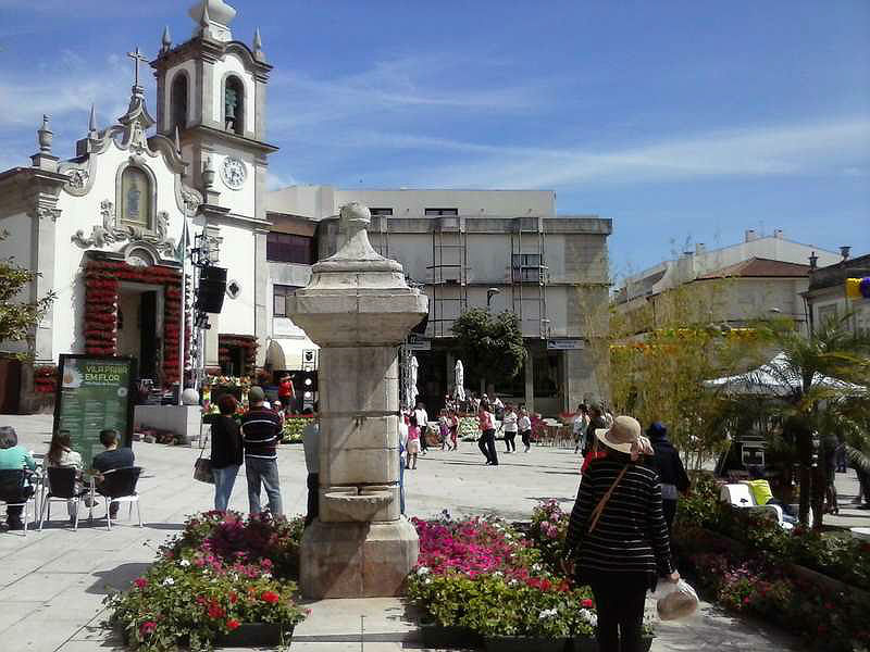 Vila Praia de Áncora transfórmase nun belo xardín de flores