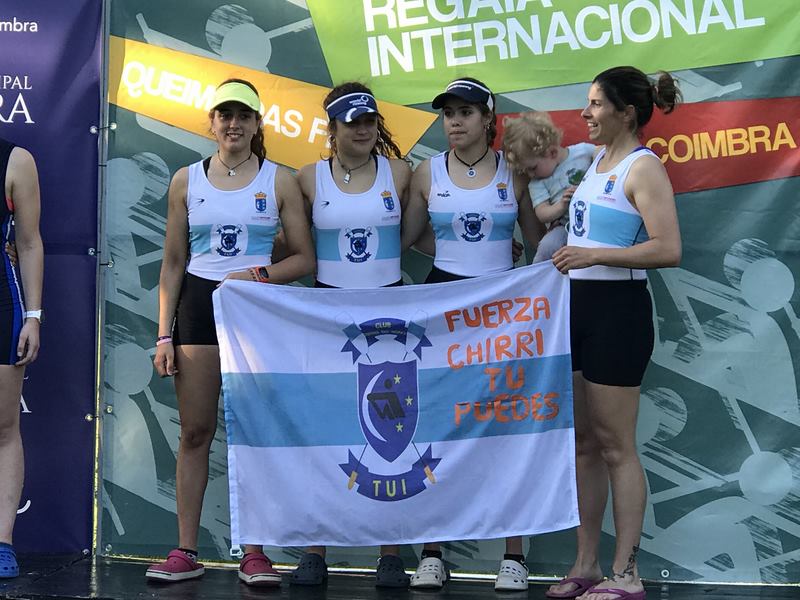 Oito medallas para o Club Remo do Miño na 38ª Regata Internacional 'Queima dás Fitas' en Coimbra