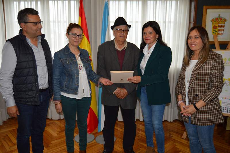 O Mestre Gaiteiro José Martínez, primeiro homenaxeado do ABRENTE FOLK