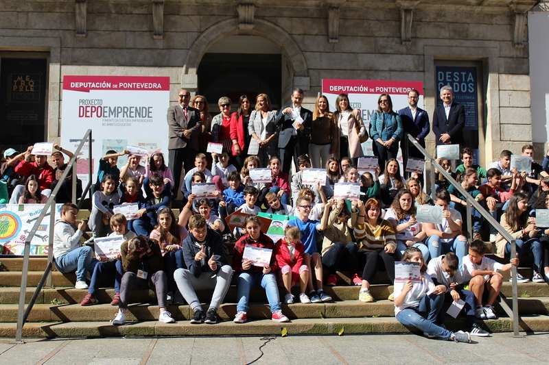 A Deputación cita en Vigo a 400 escolares de centros educativos da provincia de Pontevedra na clausura de 'Depoemprende'