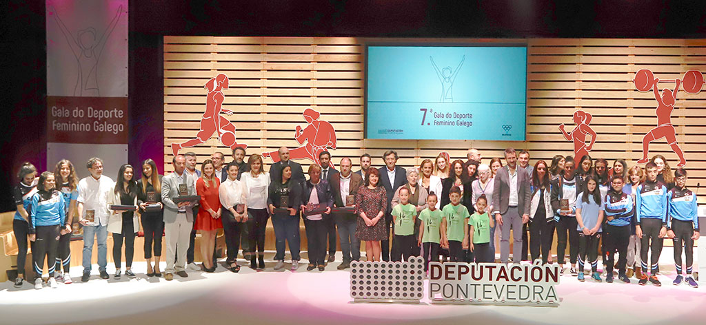 A Gala do Deporte Feminino Galego fai un canto unánime á igualdade e premia en Vilagarcía de Arousa o enorme talento das mulleres deportistas