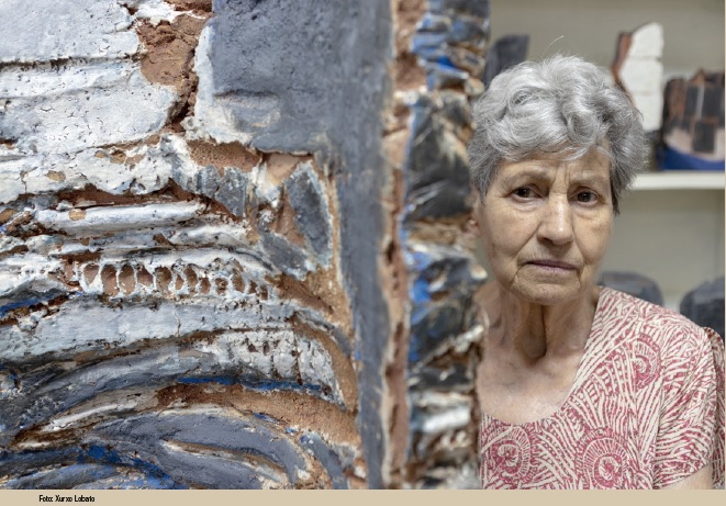  A Casa das Artes de Vigo acolle a exposición "Construíndo cos materiais, Elena Colmeiro 1958-2016"