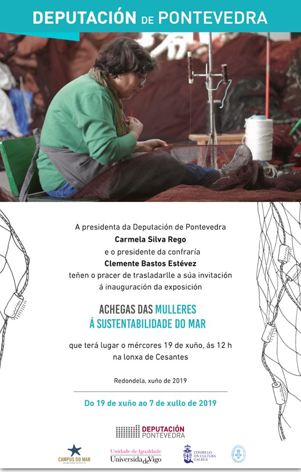 A lonxa de Cesantes acolle a mostra 'Achegas das Mulleres á sustentabilidade do mar”