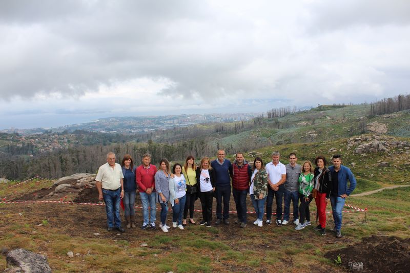 Carmela Silva visita en Nigrán os traballos arqueolóxicos en Chandebrito