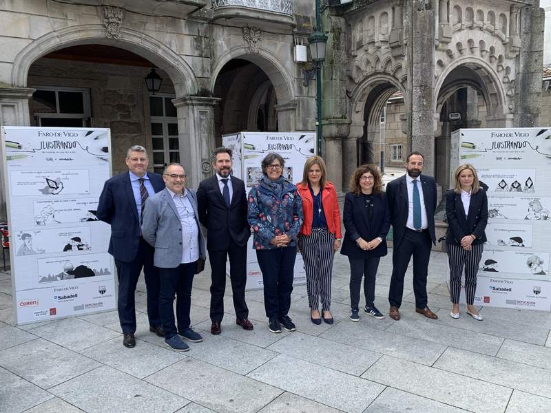 Chega a Porrño a Exposición "Ilustrando" dos humoristas gráficos Davila e Gogue