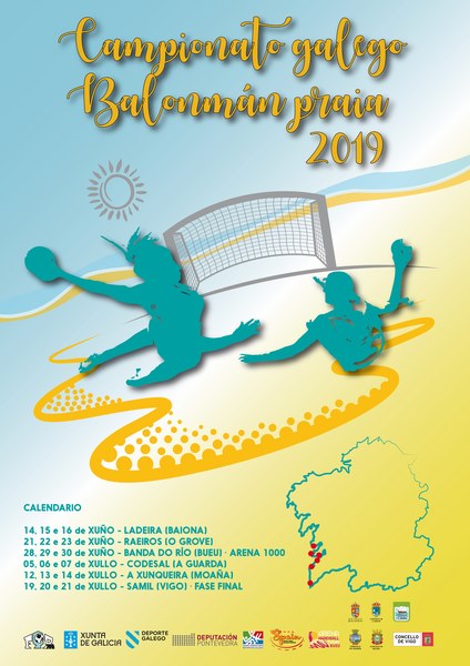 A Guarda será sede do Campionato Galego de Balonmán Praia