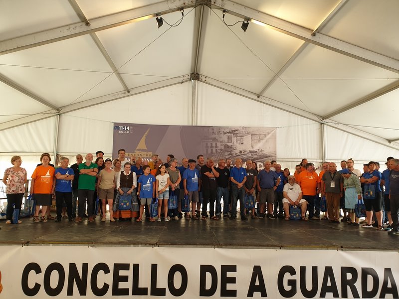 A Guarda despide un Encontro "inesquecible" cunha homenaxe a tripulacións e voluntarios