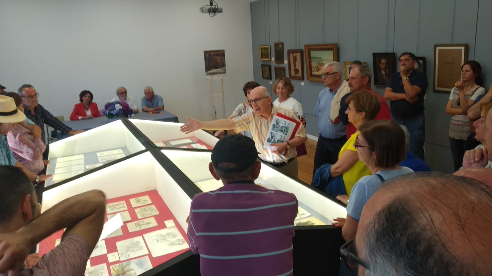 Goián rende homenaxe á amizade dos pintores Antonio Fernández e Eduardo Padín