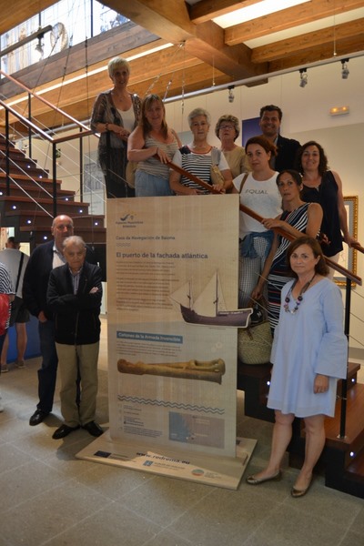 Inaugurada a exposición “O océano que nos une” na Casa da Navegación de Baiona