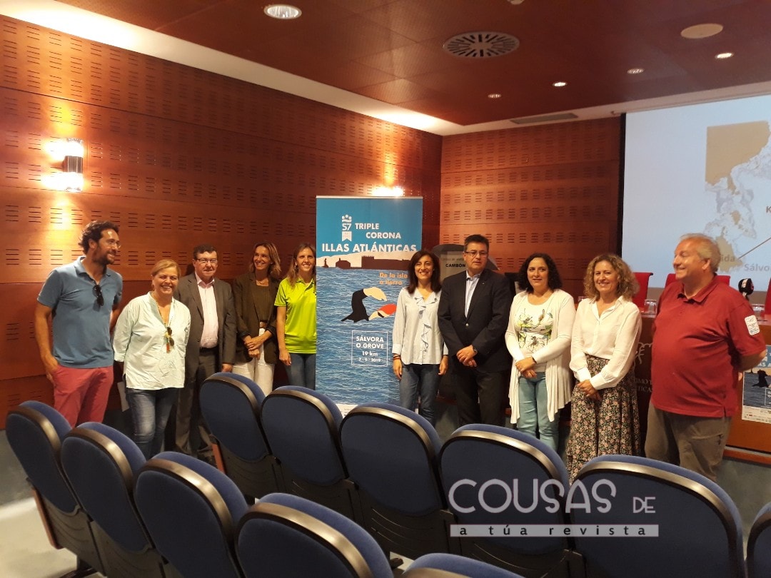 A "Triple Corona Illas Atlánticas" reunirá a máis de 160 nadadores na súa segunda proba entre Sálvora e O Grove