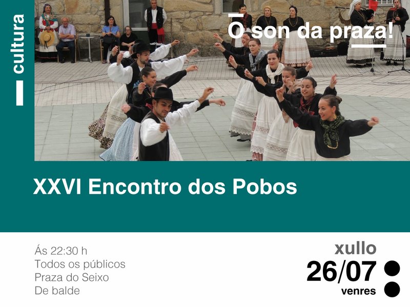 A Praza do Seixo de Tomiño acolle esta fin de semana o XXVI Encontro dos Pobos